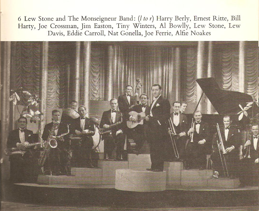 Lew Stone Monseigneur Band, circa 1934
