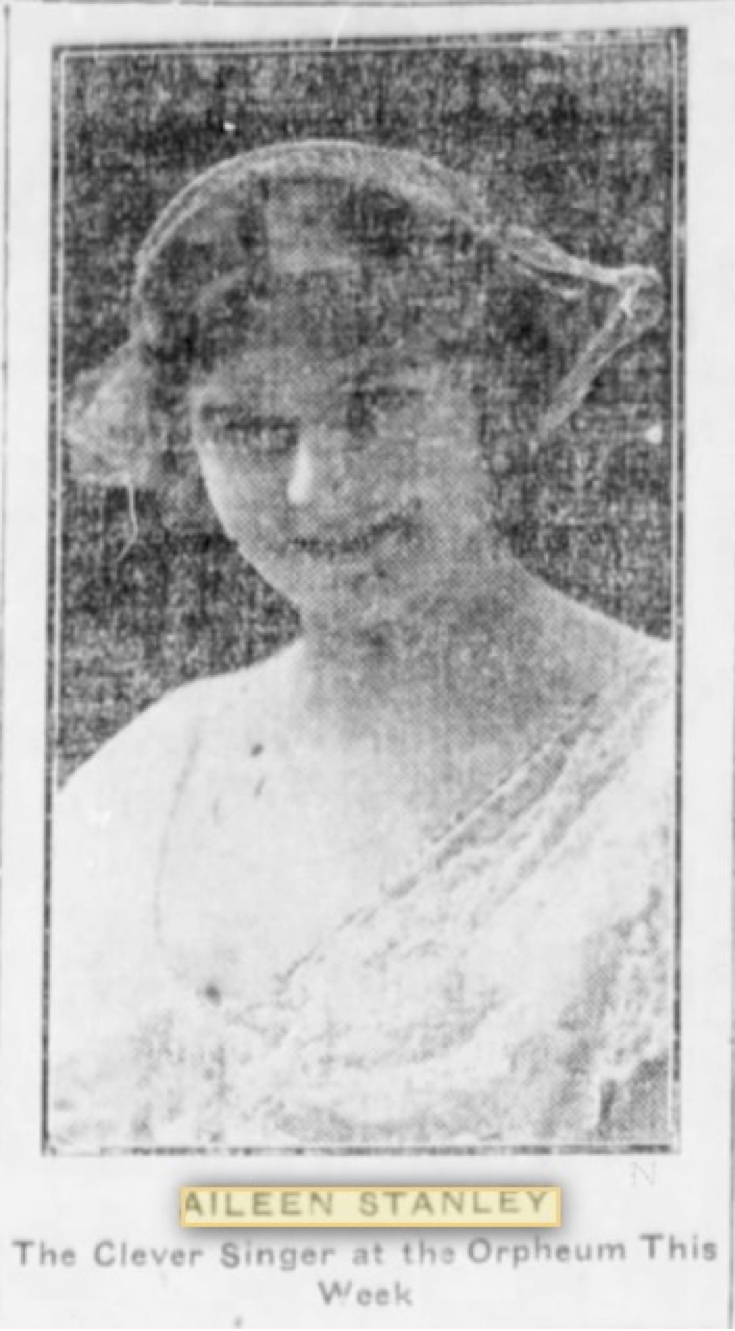 Aileen Stanley, 1914