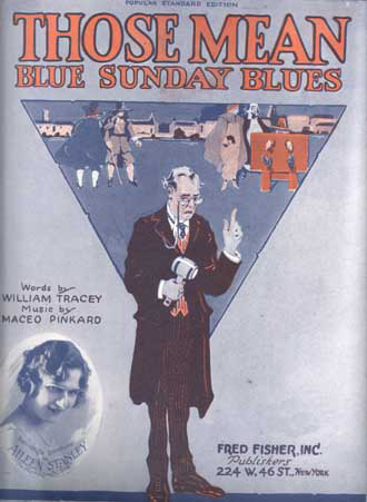 Those Mean Blue Sunday Blues - 1921
