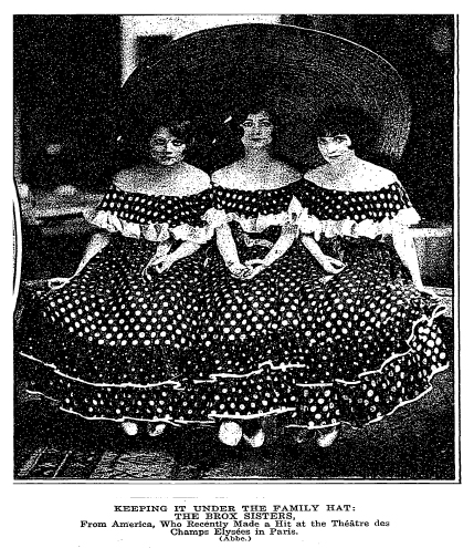 Brox Sisters in Paris - 1925