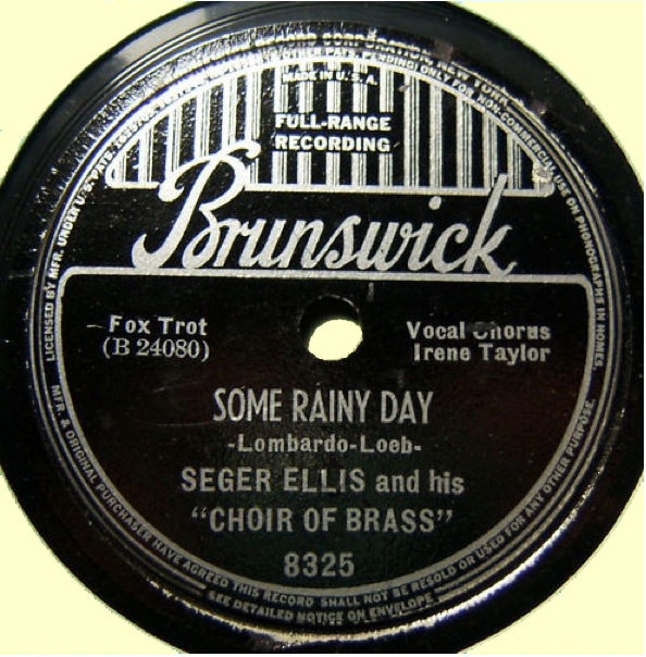 Some Rainy Day - Brunswick 8325