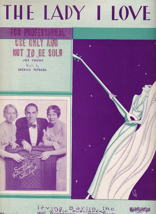 The Lady I Love - 1932