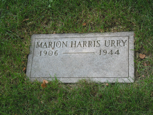 Marion Harris Headstone