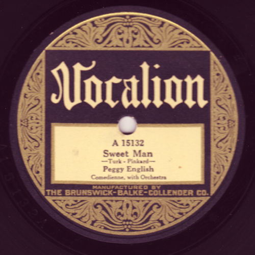 Sweet Man - Vocalion 15132