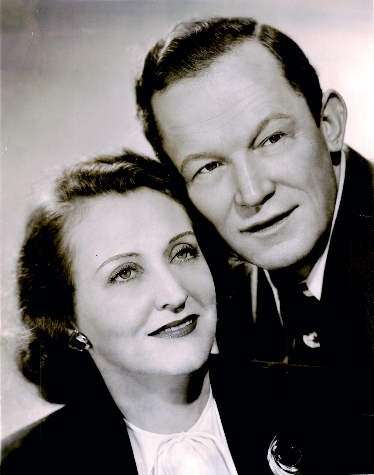 Edith Evans &amp; Ray Mayer for CBS radio Program Holiday and Company-January 22 <b>...</b> - photo-EdithEvansRayMayer1946